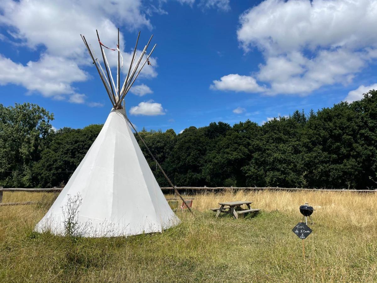 Terra-Tipike, Tipi A La Ferme Entre Terre Et Mer Trébry Exterior foto